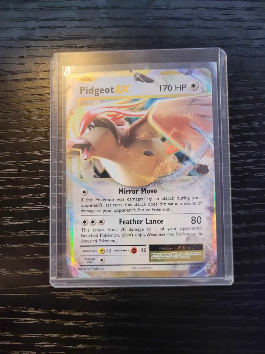 Pokemon TCG Pidgeot EX #64/108 2016 XY Evolutions Ultra Rare Holo NM