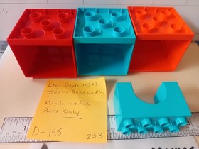 Lego Duplo 10553 Lot of 3 Windows & Blue Arch Parts Only Toddler Build & Play