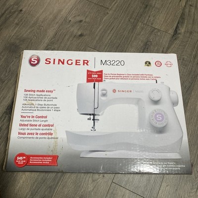 SINGER M3220 Mechanical  Sewing Machine with 108 Stitch Applications SEALED BOX