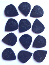 12 Dunlop 47P3S Nylon Jazz III Picks Black Stiffo Guitar Plektrum