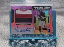 2022 Panini Certified Freshman Fabric Mirror Signatures Pink /199 John Metchie