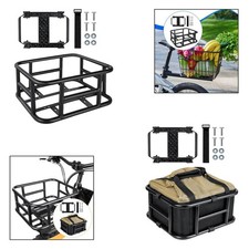 Bike Basket Pet Carrier Luggage Storage Organizer for Sports Outdoor Travel