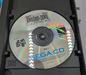 Ground Zero Texas (Sega CD, 1993) CIB Complete In Box /w Registration Card