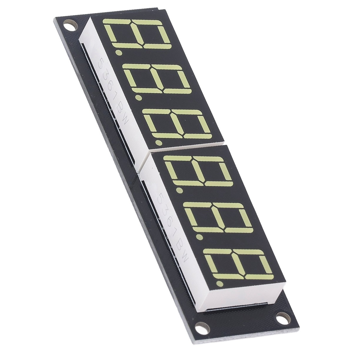 LED Digital Tube 6 Digit 7 Segment Decimal White Light