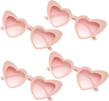 4/12/24 Pairs Heart Shaped Sunglasses Bachelorette Sunglasses Love Vintage Heart