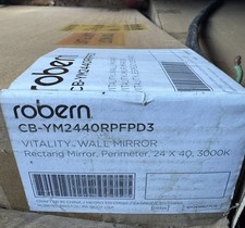 Robern -YM2440RPFPD3 -40 Inch X24 Inch -Rectangular Lighted Mirror with Defogger