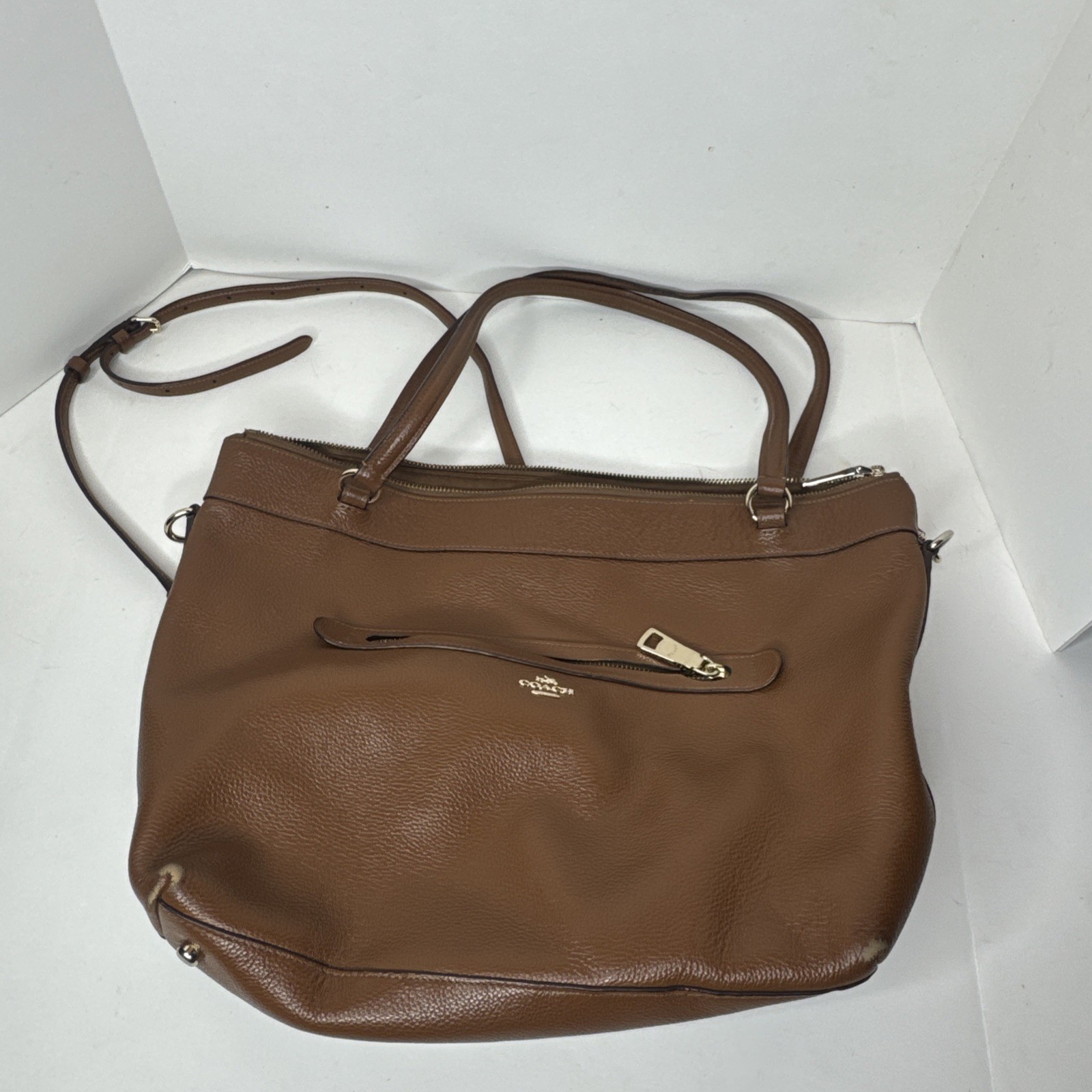 Coach TYLER TOTE IN PEBBLE LEATHER  F54687 Tote Bag
