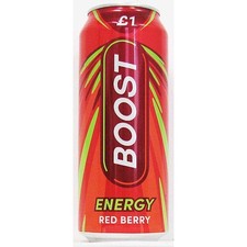 Boost Red Berry Energy 500ml Pack of 12 - &pound;14.99