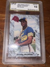 1991 Classic Four Sport Manny Ramirez Rookie RC #60 BCCG 10