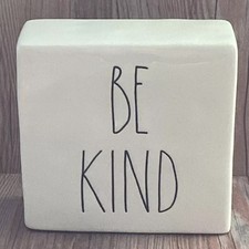 Rae Dunn By Magenta Double Sided Desk Decor Paperweight Be Kind Stay Humble