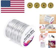 20 Gauge Jewelry Wire, 28 Yards Craft Wire Tarnish Resistant Copper Beading W...