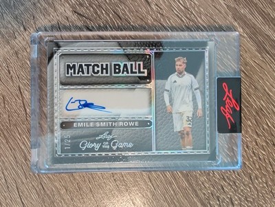 Emile Smith Rowe 2026 Leaf Glory of the Game 1/25 Match Ball Auto #MB-ESR