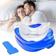 Anti Snoring Mouthpiece Sleep Aid, Comfortable Snore Reduction Device for Adults