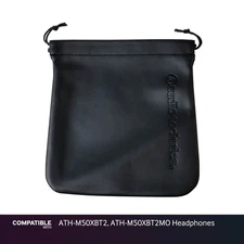 Audio-Technica Black Storage Pouch for ATH-M50XBT2, ATH-M50XBT2MO Headphones