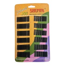 1.75" Black Metal Bobby Hair Pins 144 Count Pack Set