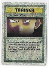 The Boss's Way [Reverse Holo] #105 Prices | Pokemon Legendary