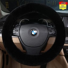 Wool Car Steering Wheel Cover 100 Australia Sheepskin Fur Steering Wheel Pro...