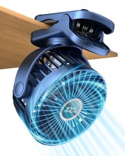 Portable Mini Personal Fan, Small Rechargeable Battery Powered Stroller Fan for