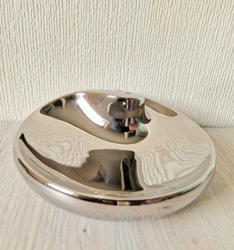 Vintage Rosenthal Studio Line Metallic Ceramic Swirl Dish By Cairn Young 90's - Picture 9 of 13