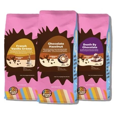 Flavored Ground Coffee Variety Pack, Includes Chocolate Hazelnut, French Vani...