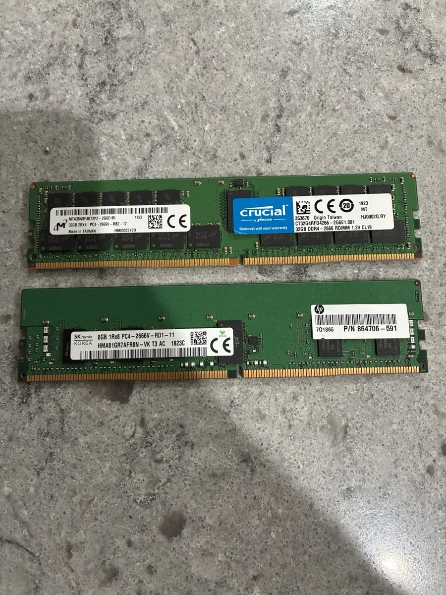 HP DDR4 SDRAM 32 GB Total Capacity Memory (RAM) for sale | eBay