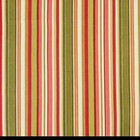 Red and Sage Stripes Queen Bed Skirt Drop Length: 16 inches