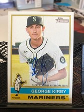 GEORGE KIRBY 2025 TOPPS HERITAGE REAL ONE AUTOGRAPH ROA-GK SEATTLE MARINERS