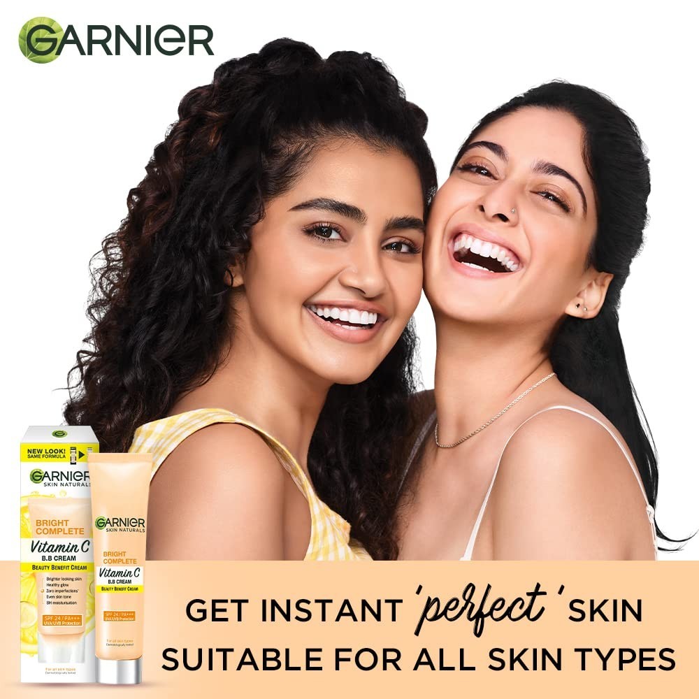 Garnier Skin Naturals BB Cream, Moisturizing & Brightening with Vitamin C, 30 g