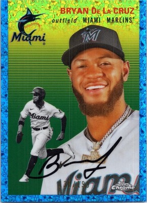 2023 Topps Chrome Platinum Anniversary - Bryan De La Cruz Blue Mini-Diamond /199