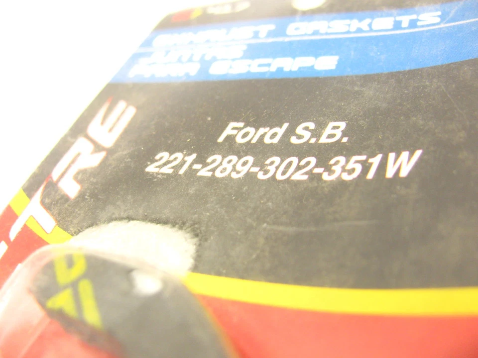 Juntas de cabezal de escape Spectre 417 1965-2001 Ford 221 260 289 302 351W 1,12x1,48 Foto 2 de 3