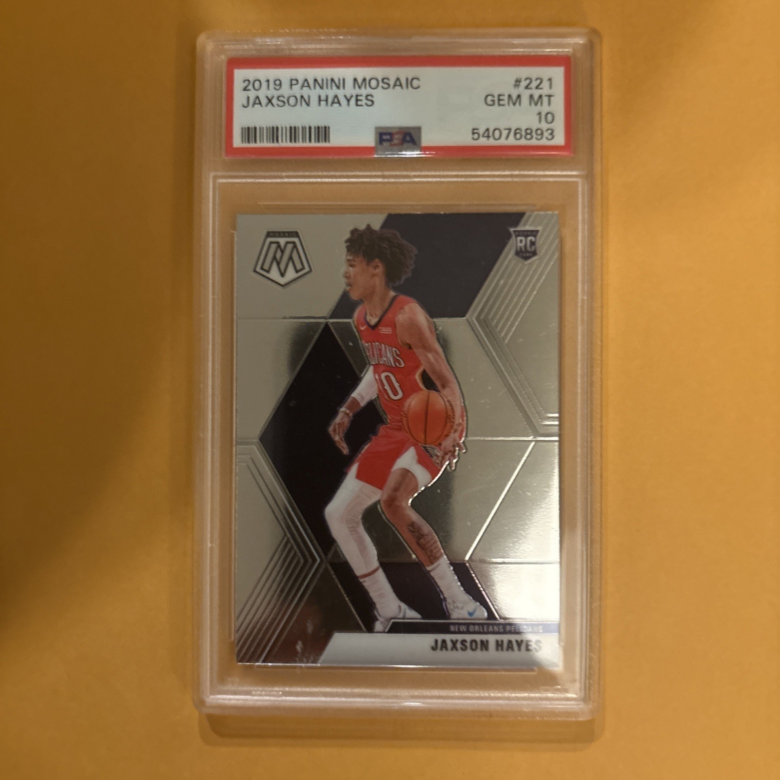 2019-20 Panini Mosaic - Rookies Jaxson Hayes #221 Dribbling (RC)