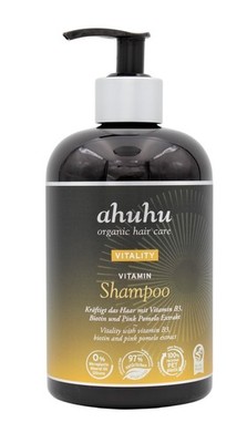 (51,98 ) ahuhu organic hair care Vitality Vitamin Shampoo 500ml