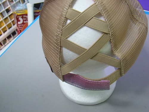 Berretto da baseball donna C.C incrociato glitter maglia schiena camionista effetto invecchiato arcobaleno - Foto 6 di 13