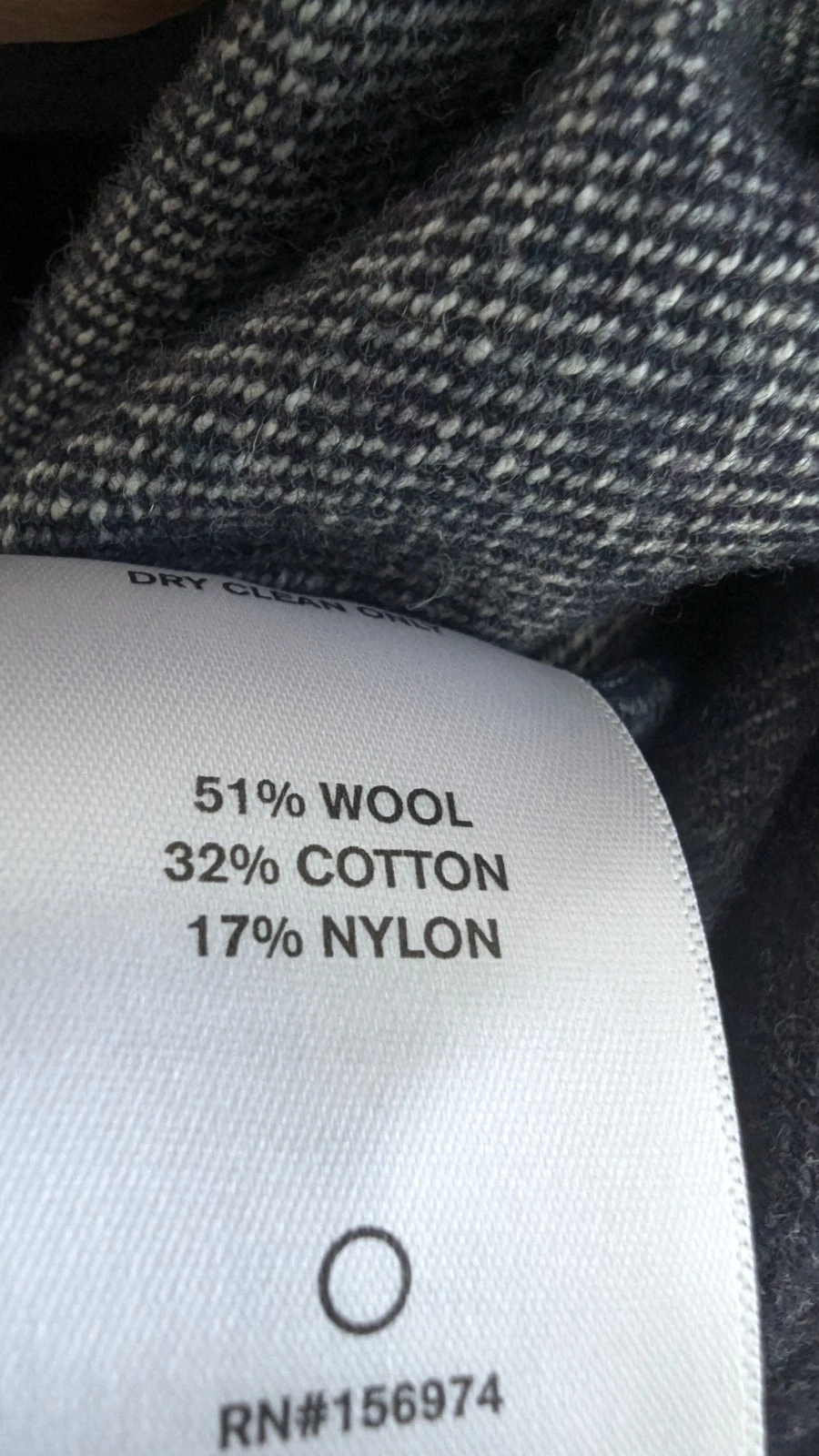 Hand Made In USA Imogene + Willie Wool Chore Jacket Men's SMALL Blue Black  image 7