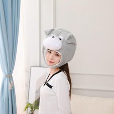 Plush Headgear Hat DIY Animal Stuffed Cap for Stage Performances Nightclubs