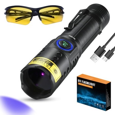 DARKBEAM UV Flashlight 365nm Black Light - Mini & Powerful LED Ultraviolet Black