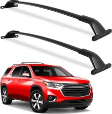 Roof Rack Cross Bars 220lb Compatible with Chevy Chevrolet Traverse 2018 2019...