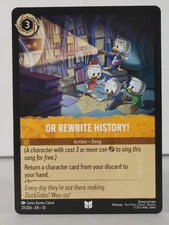 Or Rewrite History! - LORCANA - Whispers in the Well - 27/204 - singles