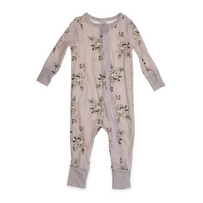 Shein, Strampler, Größe: 86, Beige/Mehrfarbig, Elasthan/Polyester, Blumen #HzR