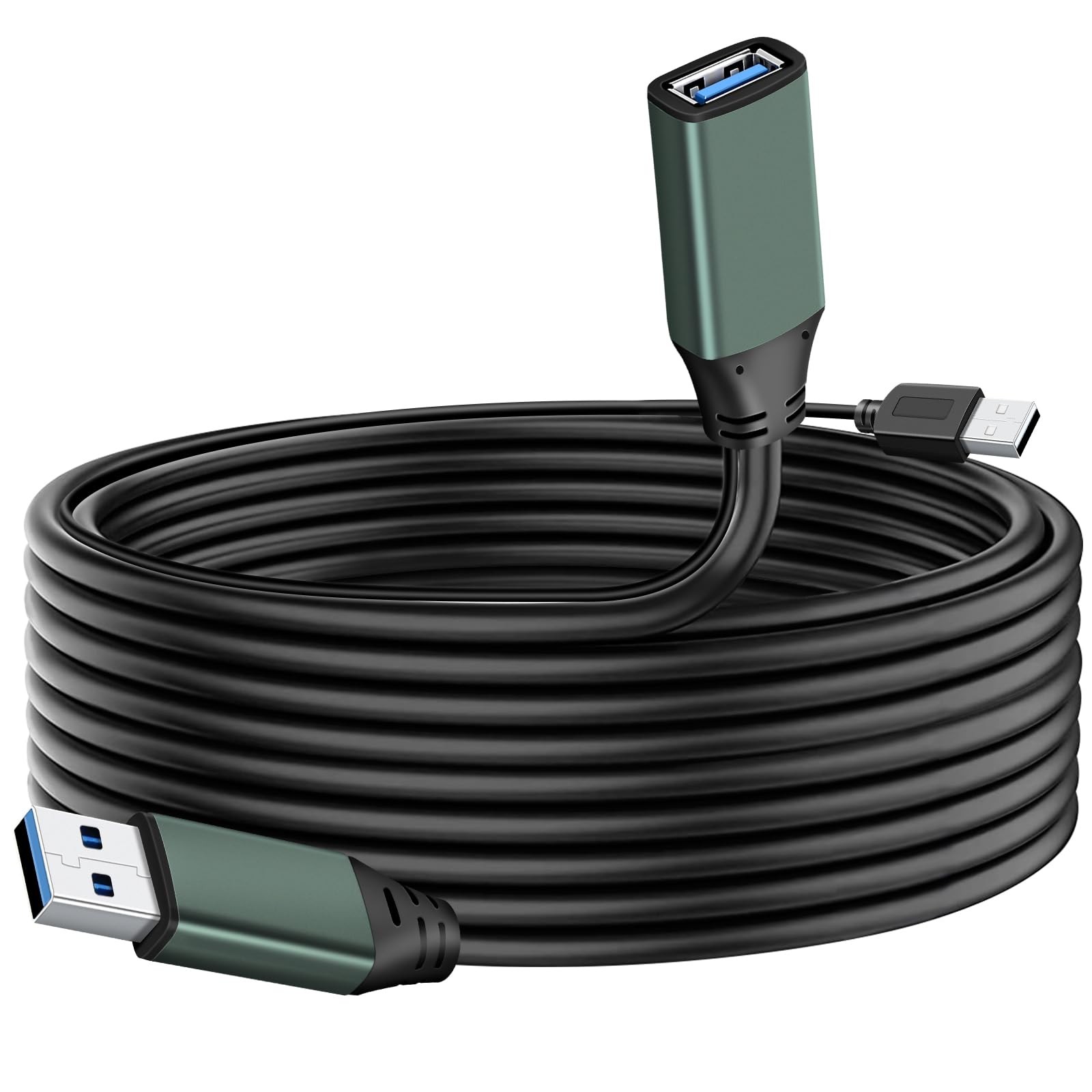 30FT USB 3.0 Extension Cable with Extension Chipsets Signal Booster Active Ty...