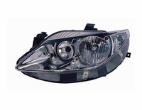 Scheinwerfer Links Seat Ibiza 2008-2012 2 Parabeln Chrom.