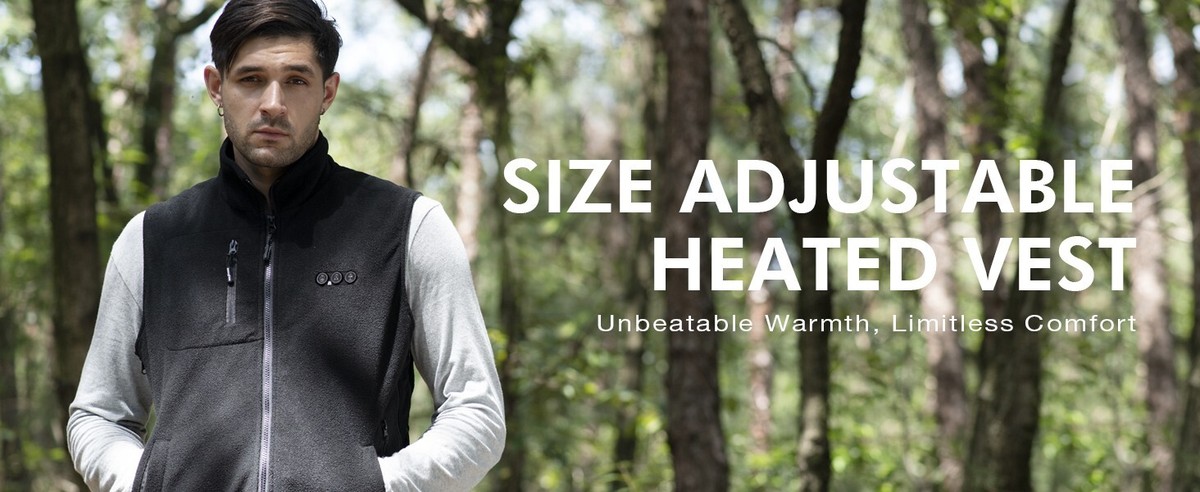 arris fleece heated vest