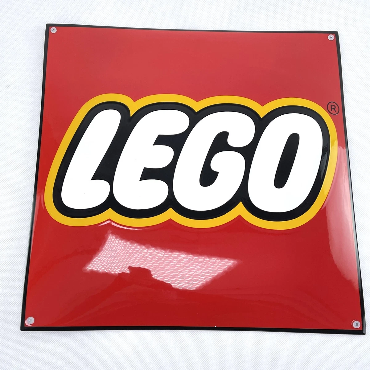 Large LEGO Logo Enamel Sign 40 X 40 CM