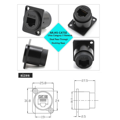 Panel Mount D Type USb3.0/2.0 Hdmi Female-Female Metal Connector Jack Socket - Picture 14 of 48