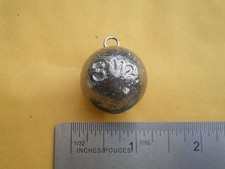 4 pezzi. AFFONDATORE A SFERA CANNONE 3-1/2 OZ.  Con OCCHIO IN FILO DI ACCIAIO INOX, STAMPO F/DO-IT