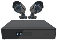 Defender Security - Kit-2-map - 4 Channel Dvr Cctv System, 2 Bullet Cameras Defender Security - Kit-2-map - 4 Channel Dvr Cctv System, 2 Bullet Cameras