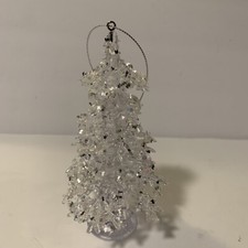 Macy  s Holiday Lane Acrylic 5  tree ornament New