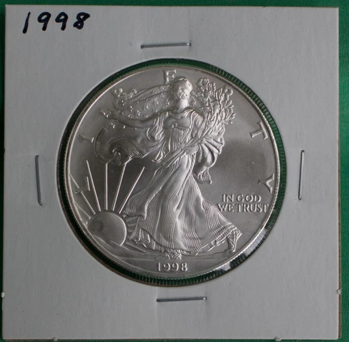 1998 BU American Silver Eagle Dollar Uncirculated ASE US Mint Bullion Coin