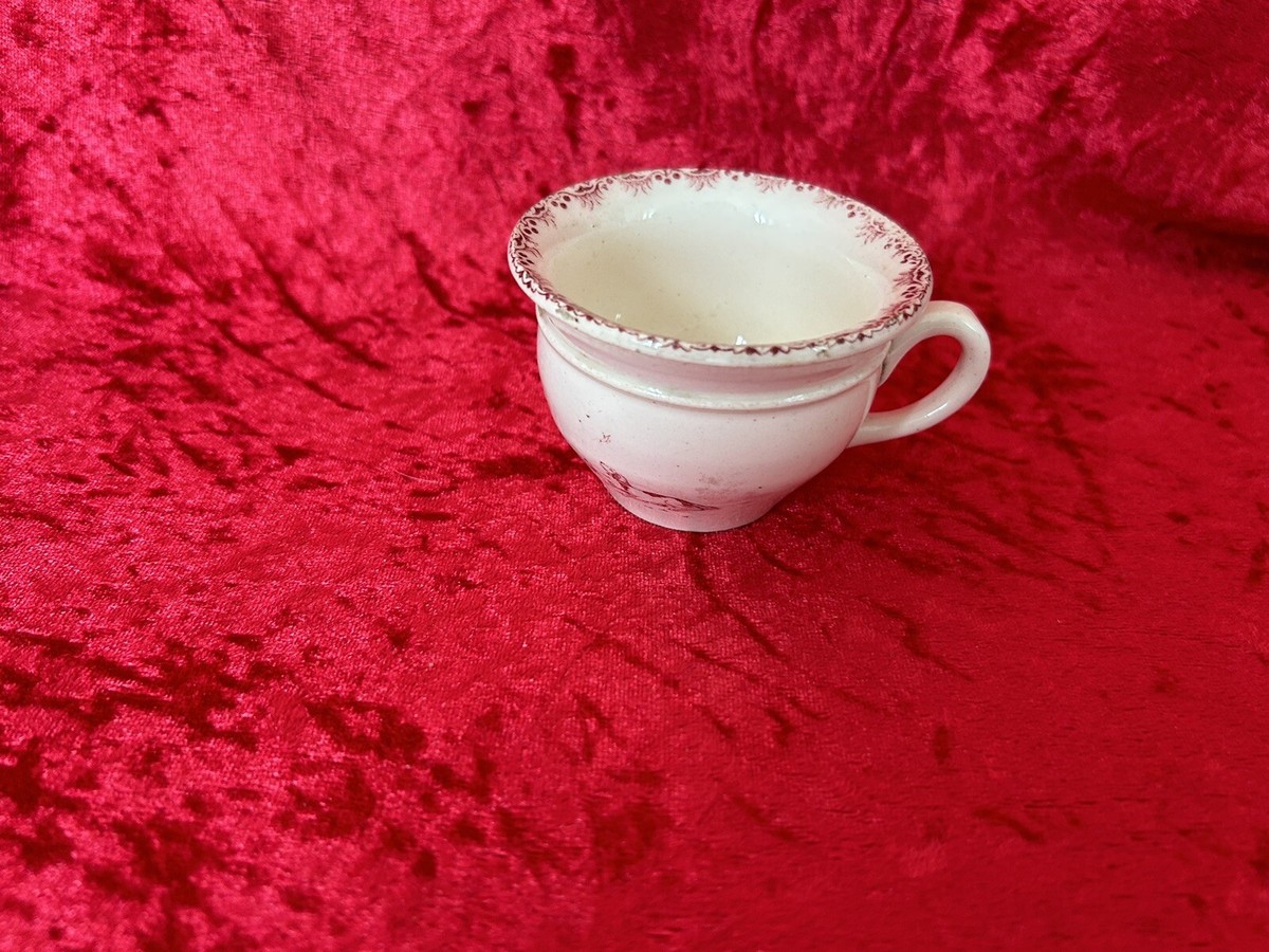 Ancien Pot De Chambre Miniature En Porcelaine De Choisy-le-Roi – Dinette Ancienne Rare