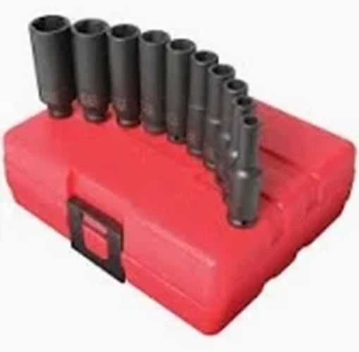Sunex 1811 10 Piece 1/4" Drive Deep SAE Impact Socket Set - Image 3 of 3